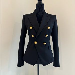 Balmain black wool jacket
